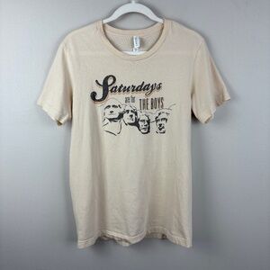 Saturdays Are For The Boys Mount Rushmore Tee - Size Medium